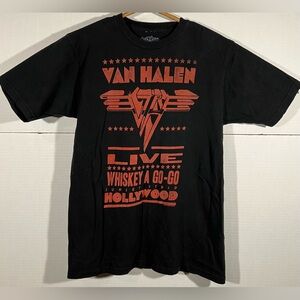 Vintage Van Halen Shirt 2009 Whiskey A Go-Go Hollywood Graphic Concert Tee Sz M